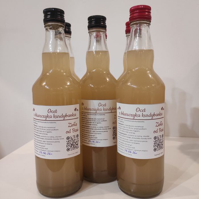 Ocet z bluszczyka kurdybanka 500 ml