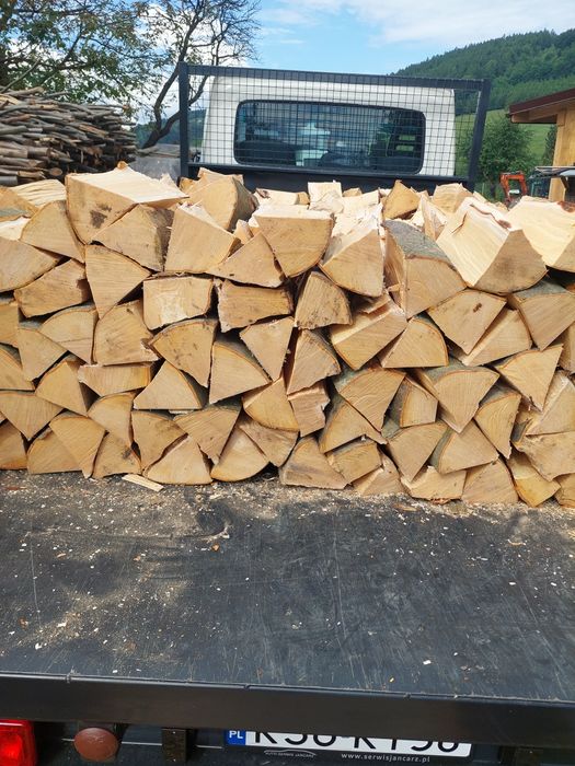 Sprzedam drewno Buk do Kominka lub Pieca  Suche , Mokre