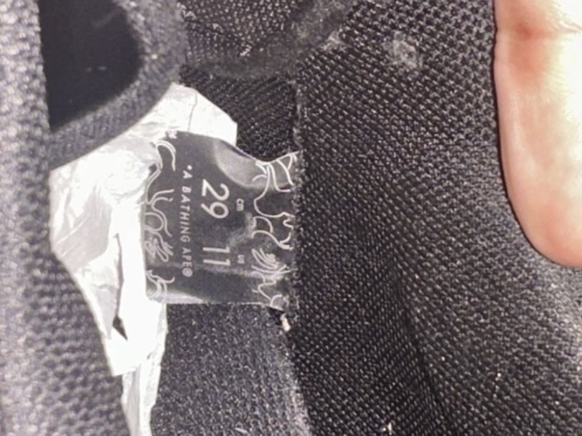 A Bathing Ape Bape Sta Low Shark Black