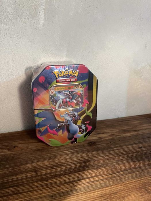Pokemon TCG: Mega Charizard Tin: Mega Charizard X ex