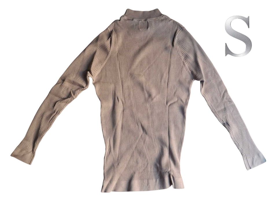 Camisola Gola Verde Acastanhado Zara S