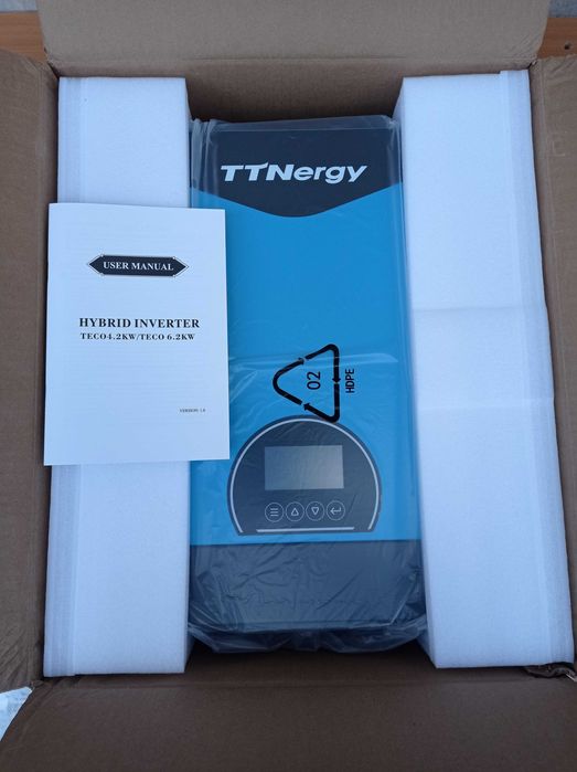 Інвертор гібридний TTNergy TECO 6.2 кВт, 48 В,  1-фазний