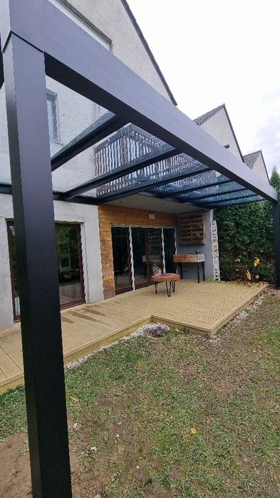 Taras kompozytowy uzywany, deski plus bloczki