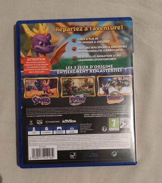 Spyro Reignited trilogi - Jogo PS4 em excelente estado