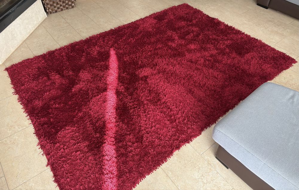 Talete Sala / vermelho cereja / 295cm x  200cm