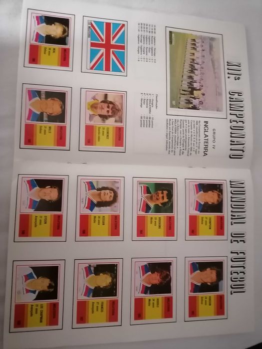 Caderneta Cromos XXII Campeonato do Mundo de Futebol 1982 c/MARADONA Sorcácius