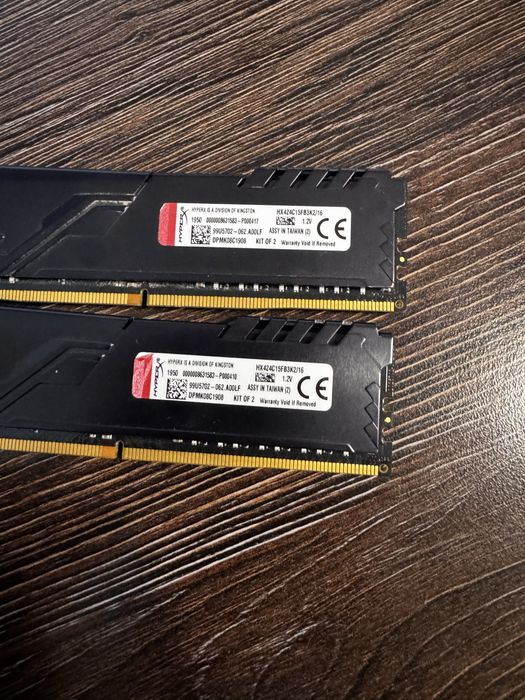 Оперативная память (RAM) 16GB (8x2) HyperX Fury