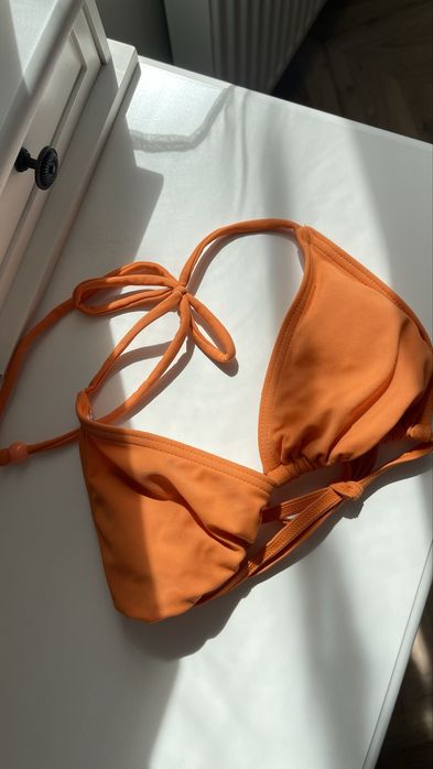 Pomarańczowy strój kąpielowy bikini rozmiar S