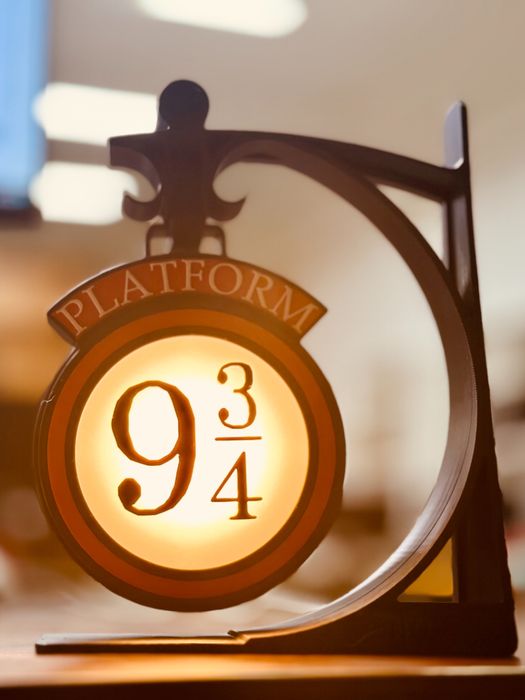Lightbox Plataforma 9/3/4 Harry Potter
