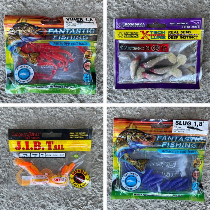 Силиконовые твистера на хищника/рыбалка приманки резина