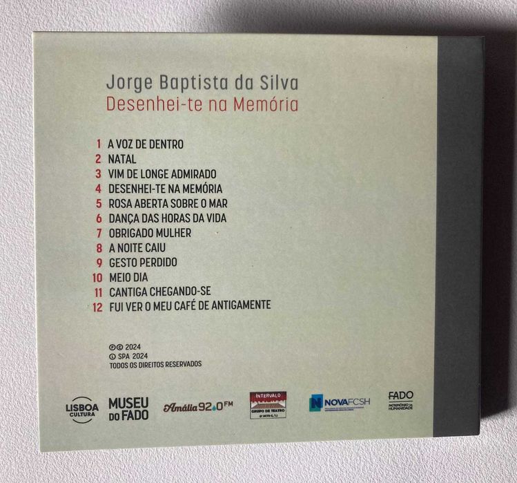 [CD] Jorge Baptista da Silva - Desenhei-te na Memória