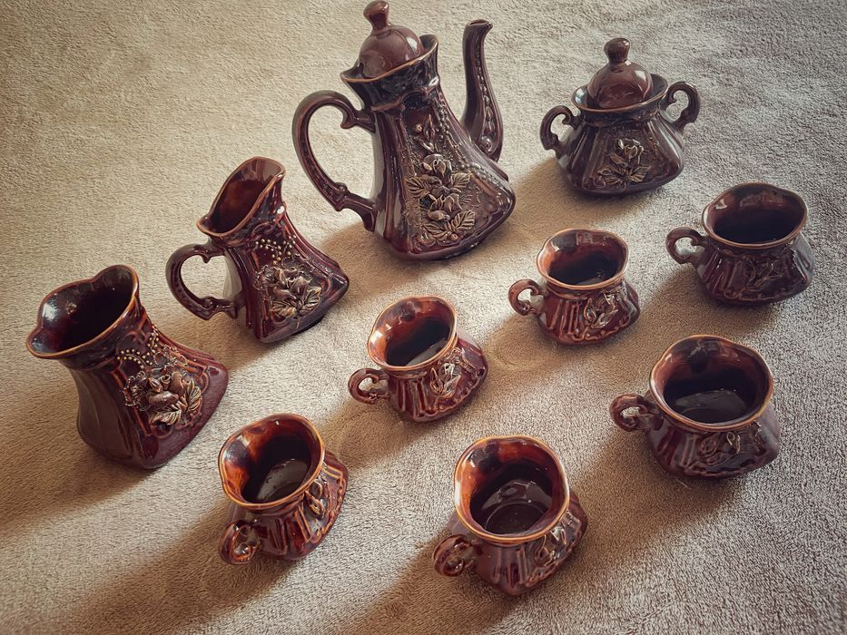 Винтажный чайный сервиз на 6 персон