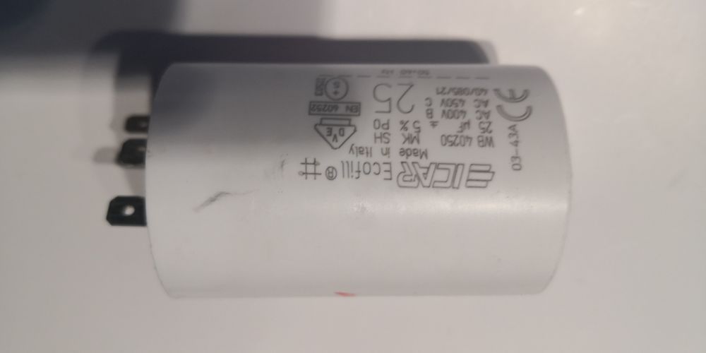 Kondensator rozruchowy do karchera 25mf sprawny