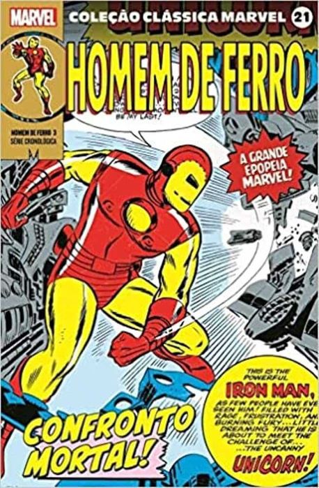 Coleção Clássica Marvel Homem de Ferro vols.13 e 21