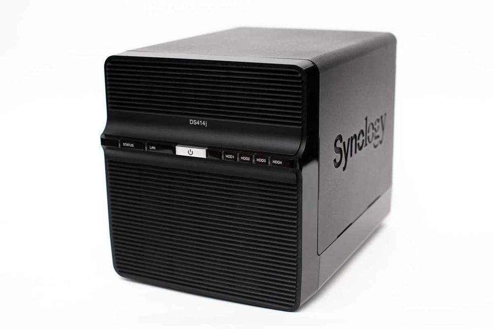 Synology DS414j serwer NAS 4-bay - 100% sprawny, pełny zestaw