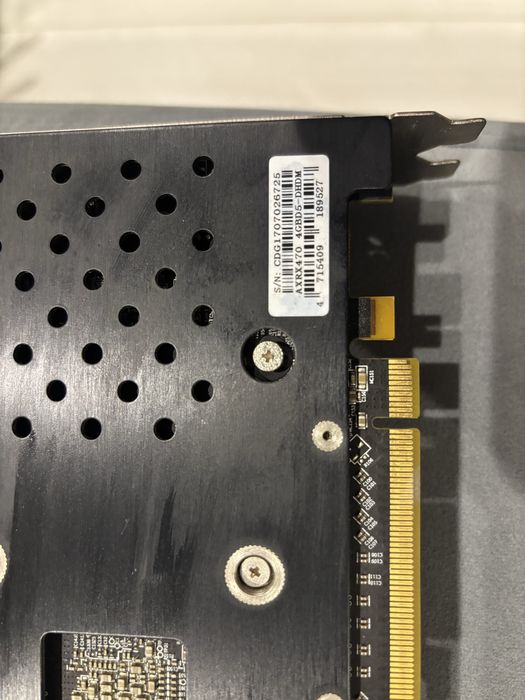 Продам відеокарту Radeon rx470-4GB