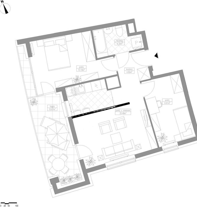 Pokój na wynajem - Orlińskiego 1, AVIA, CZYŻYNY, KRAKÓW