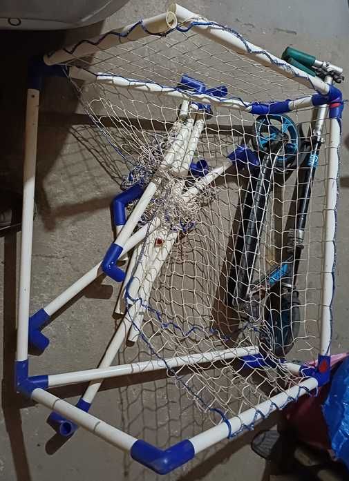 2 Bramki plastikowe dla dziecka + hulajnoga