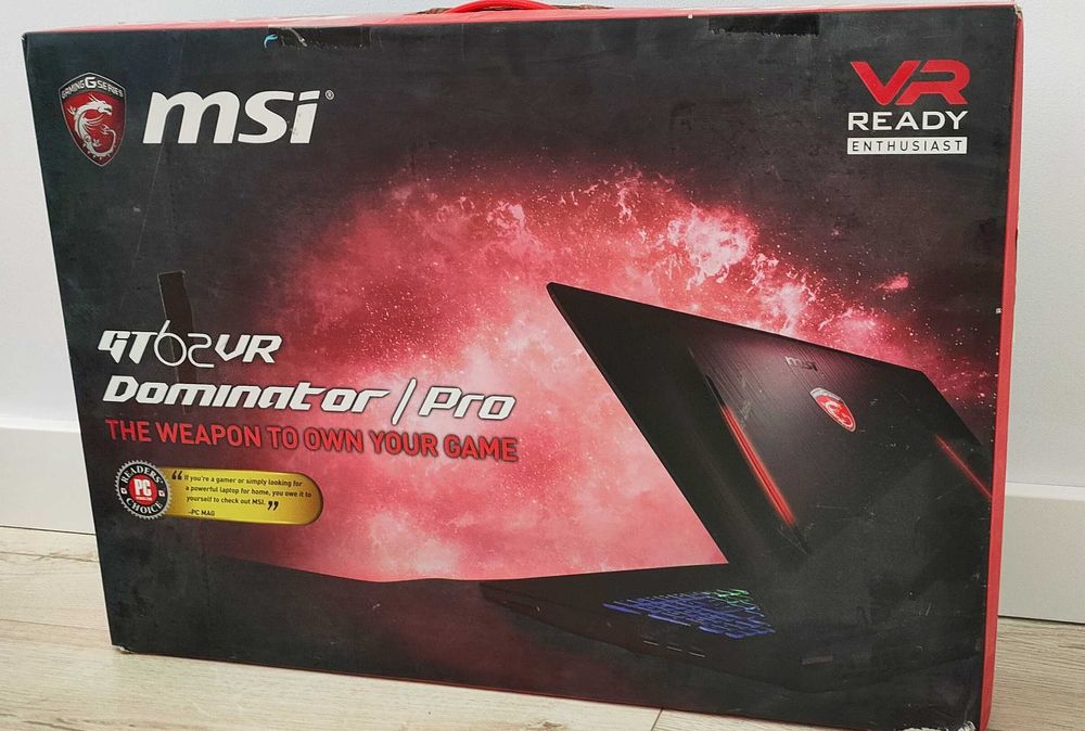 MSI GT62VR 7RE Dominator Pro GTX1070 8GB