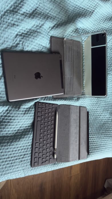 Ipad 7 gen + klawiatura org + pen + eutii + szklo