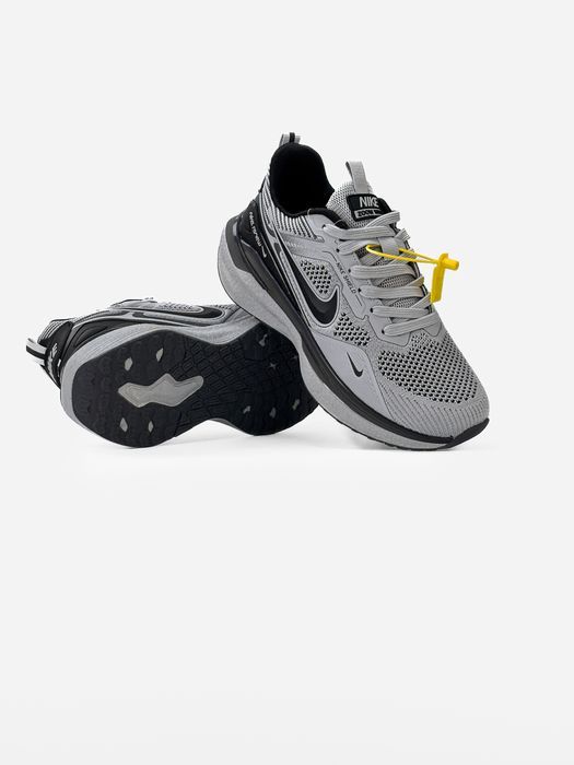 Кросівки Nike Zoom Winflo Light Grey premium (літні, в сітку) | Кроссовки Найк чоловічі