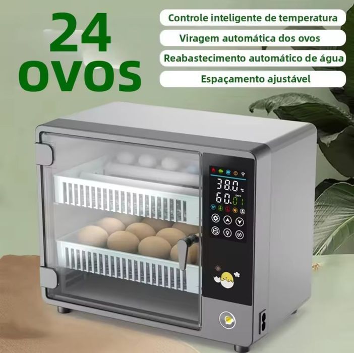 [NOVO]Chocadeira automática 24 ovos   *Portes Gratis  todo Pais