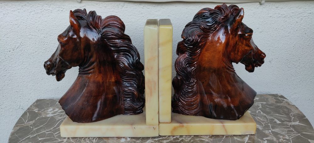 Suporte livros mármore