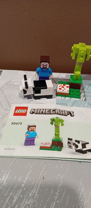 LEGO Minecraft STEVE i PANDA 30672