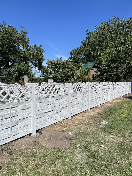 Секційні огорожі,бетонні забори від виробника!Ставище,Узин,Рокитне
