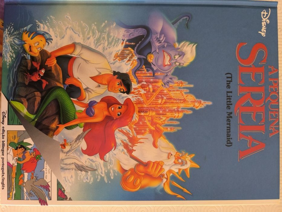 Livros com histórias infantis em inglês/português