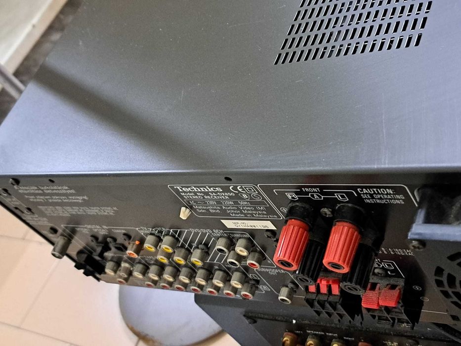 Amplificador/Receptor Technics SA-DX850 - Dolby Digital e DTS