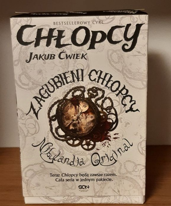 "Chłopcy" pakiet tom 1-4 box plakat Jakub Ćwiek