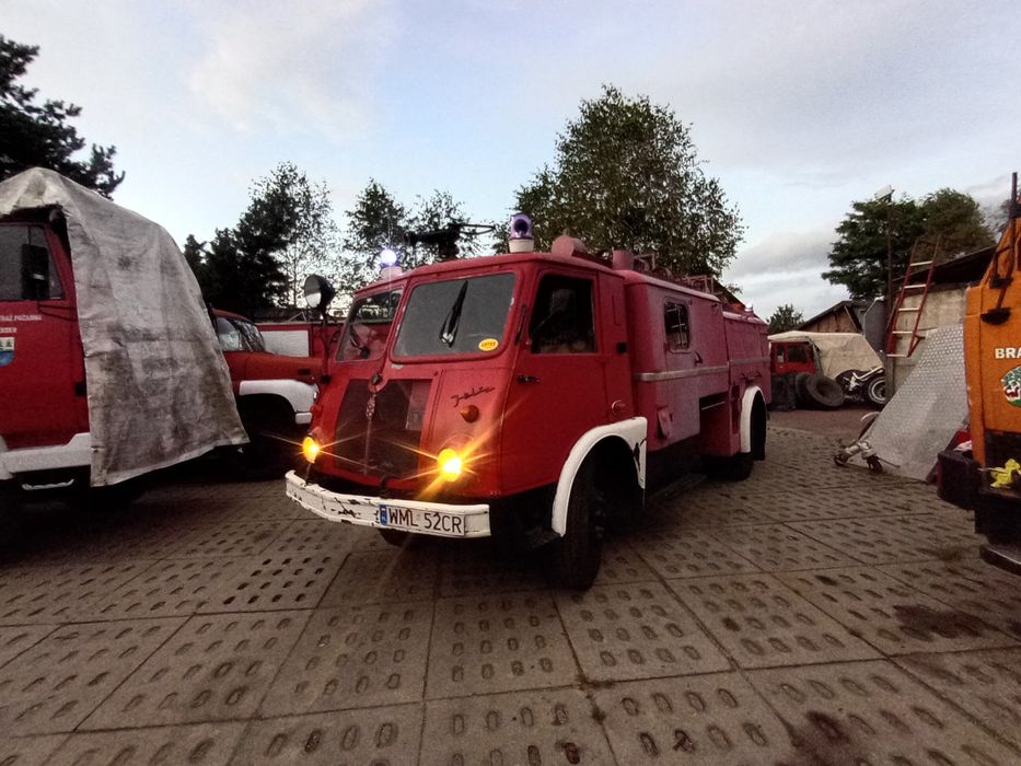 Star 25 A26p Babka Jelcz 028 zabytek pożarniczy strażacki GBAM 2/8+8