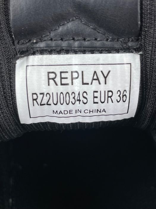 Buty Sportowe Replay Sneakers Czarny Rozmiar 36