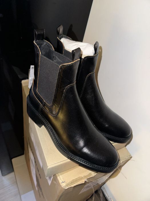 Massimo Dutty sztyblety z kontrastowym wykończeniem 39 nowe