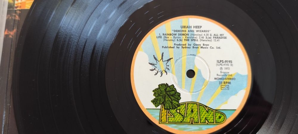 Виниловыя пластинка Uriah Heep 1972 г.