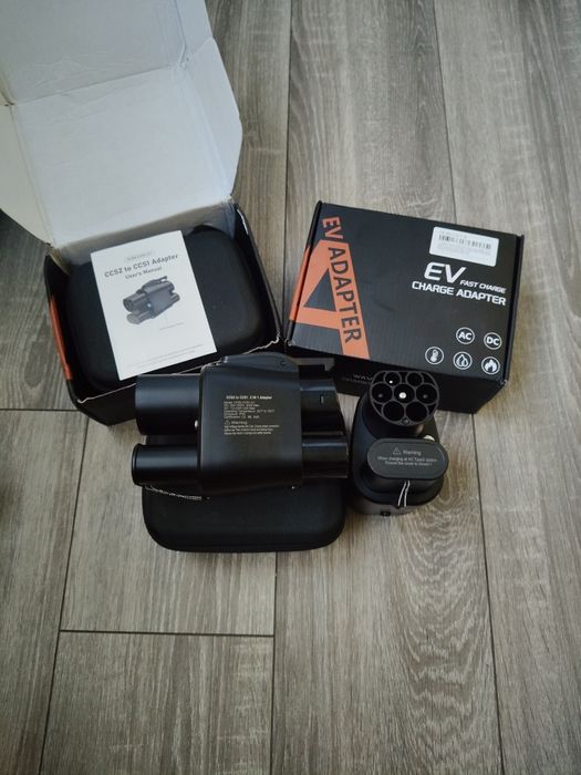 Перехідник адаптер CCS2 Tesla,CCS2-CCS1 guwieyg Швидкої зарядки Тесла