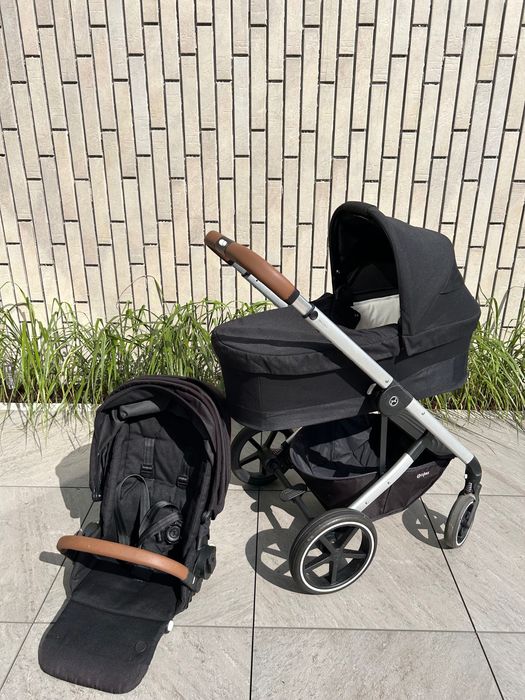 Wózek 2w1 Cybex Balios SLux Deep Black / Silver