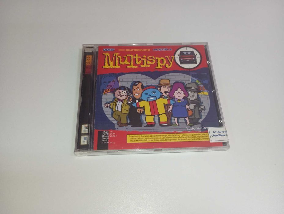 Fiat Multispy PC CD ROM jogo de ação de aventura novo e fechado