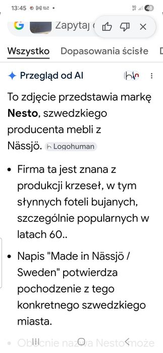 Sprzedam drewniany fotel bujany