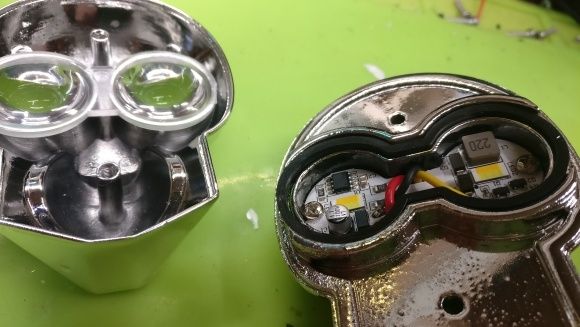 фара led череп мото вело самокат скутер мопед кнопка arctic арктик