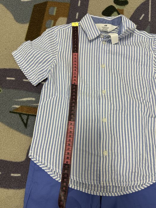 Рубашка та шорти (комплект) h&m 116-122