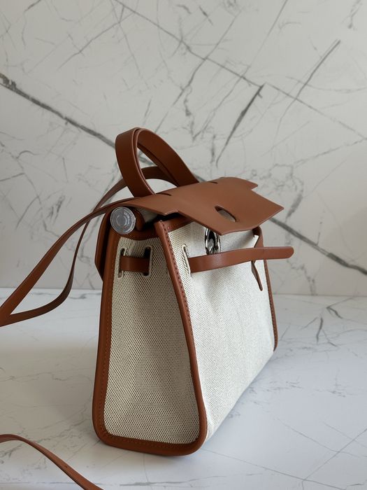 Сумка Hermes Herbag 25 sm gold, ермес хербек рижа, эрмес черная