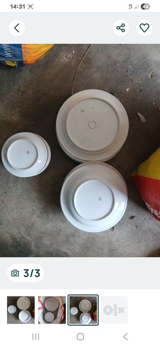 Pratos em bom estado