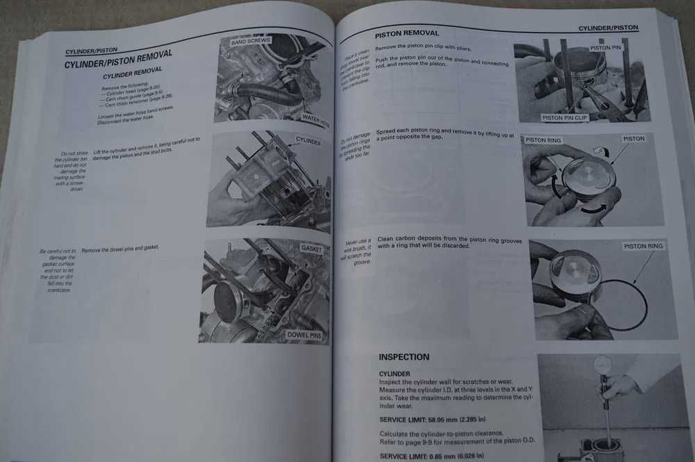 Honda CBR 125 JC34 '04-07r SERWISÓWKA manual instrukcja OEM