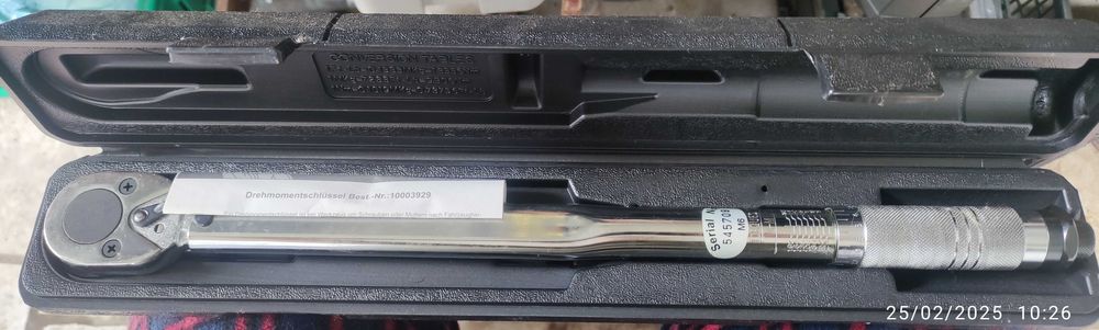 Chave de torque 1/2", 24 - 206 Nm