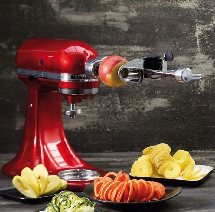 Spiralizer KitchenAid 5KSM1APC nóż spiralny, metal, 1,77 kg, srebrny