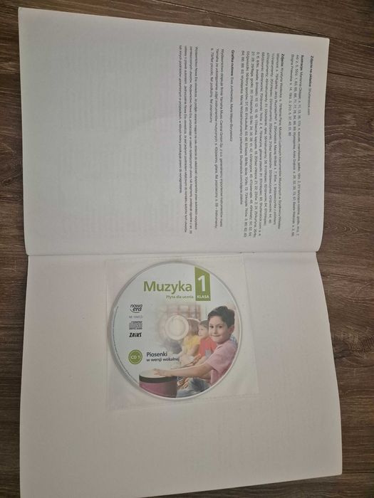 Gra muzyka Podręcznik  klasa 1 Nowa Era podstawówka 1 klasa + CD