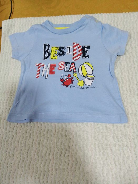 4 t-shirts, Zippy, 1-3, 3-6 e 6-9 meses