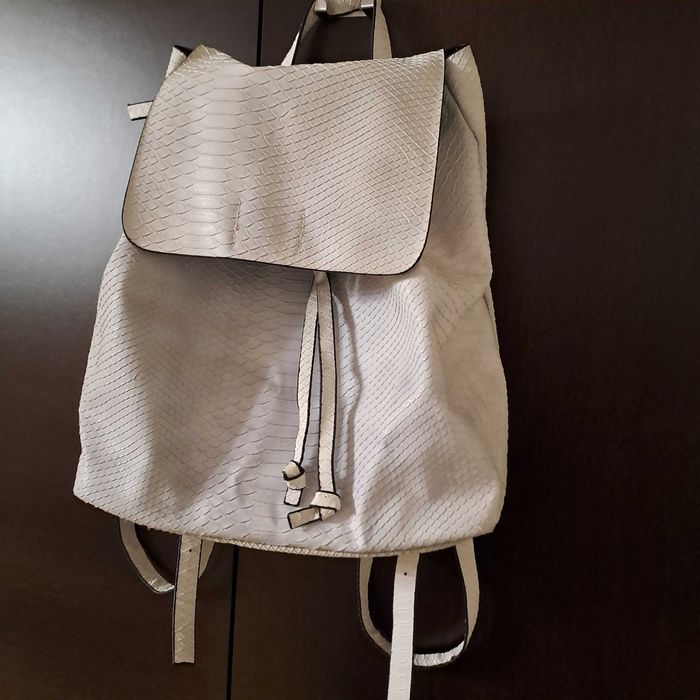 Plecak damski miejski skóra węża